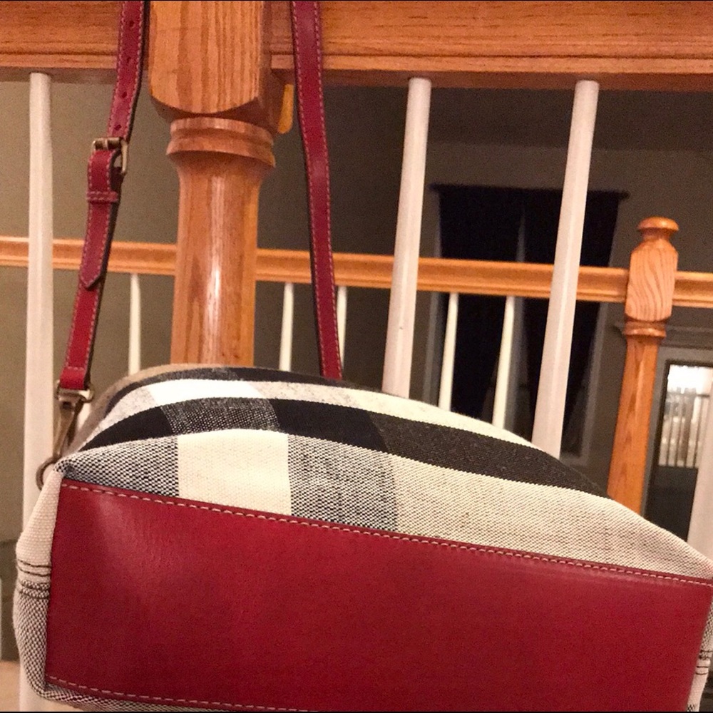 AUTHENTIC BURBERRY CANVAS/LINEN TOTE - Picture 7 of 8